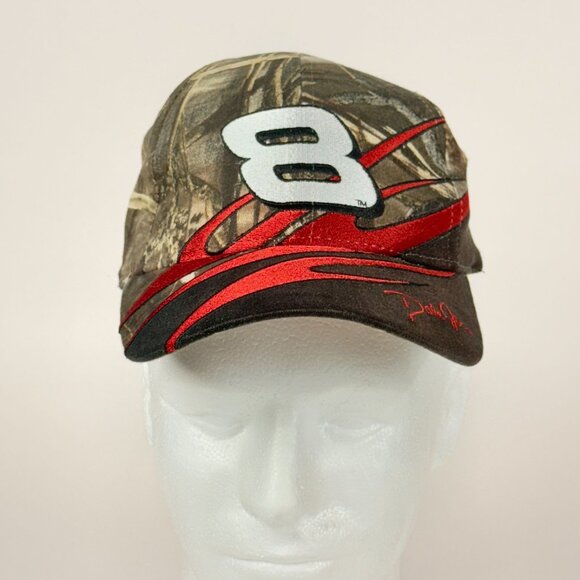 Chase Authentics Nascar Dale Earnhardt Jr 8 Camo Flame Hat Adjustable - Picture 1 of 9